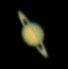 Saturn with 1/25 second shutter speed